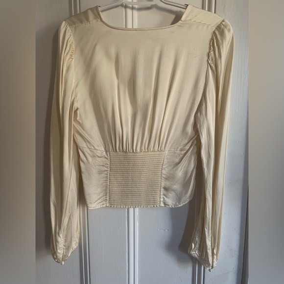 Aritzia Cream “Spellbound” Blouse - Picture 3 of 4